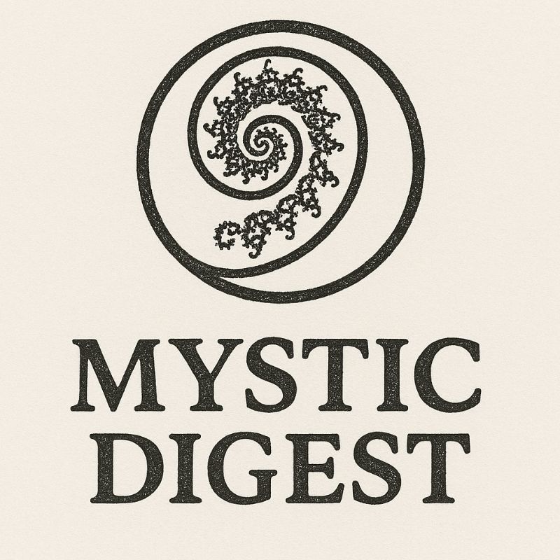 Mystic Digest Logo Fractal Spiral